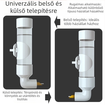 Automata ivókút madaraknak, ütőszeges üst, tigrisbőr, Xuan Feng, papagáj, csepegtető, itató, nagy madárkalitka kiegészítők