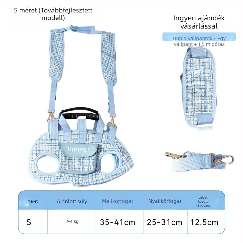 Kutya hátizsák, Kis méretű kutya- és macskatáska, keresztpántos kézitáska, válltáska, kisállat kirándulótáska, kutyasétáltató táska