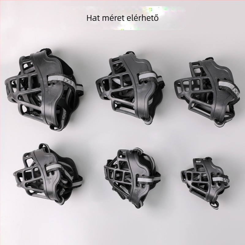 Új, állítható műanyag kutyaszájvédő, harapásgátló, ugatásgátló, evésgátló kutyaszájvédő maszk nagykereskedelemben