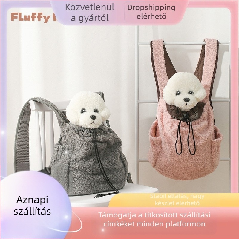 fluffybaby Dél-Korea Utazó Mellkasi Hátizsák Kutya Mellkastáska Macska Mellkastáska Akciós