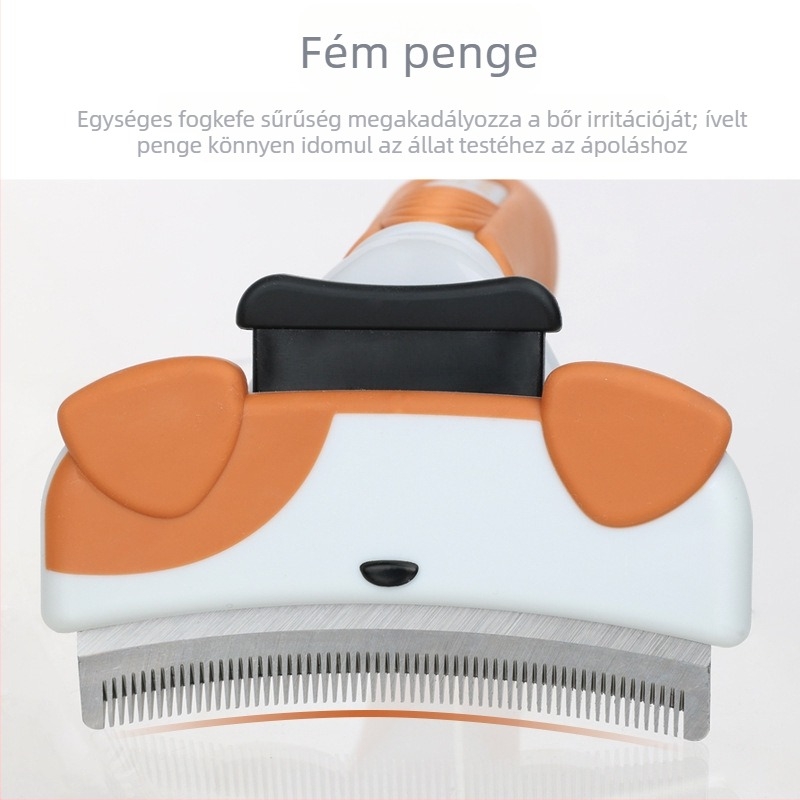 Kisállat fésű Macska szőrtelenítő fésű Szőrtelenítő kés Szőrtelenítő fésű Kutya szőrtelenítő vékony fésű