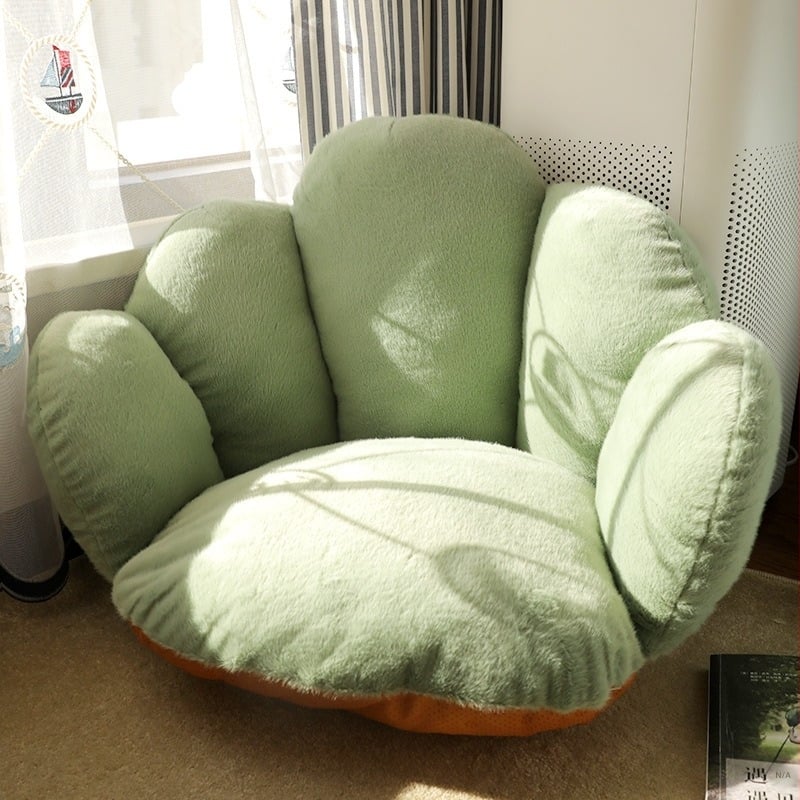 Futonpárna, lusta padló, gyerek olvasópuff, nappali, hálószoba, otthon, kiugró ablak, tatami, kis párna, kanapé