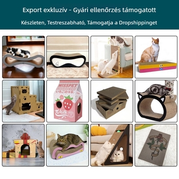 Környezetbarát kartonból készült lapos macskakaparó tábla, tartós macskakaparó tábla, védő beltéri bútorok, macskamancs-csiszolás