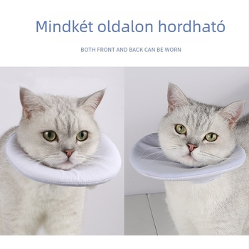 Új kisállat nyáltörlő multifunkcionális kisállat nyakörv könnyű kisállat nyalásgátló nyakörv