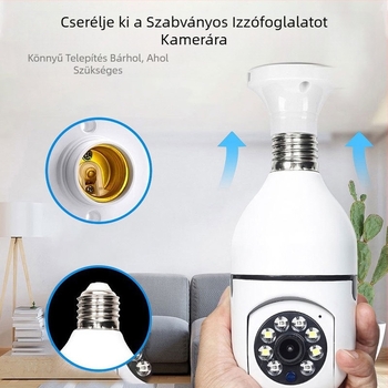 V380 távfelügyeleti kamera 2 millió Tuya panoráma intelligens HD izzó típusú Okam megfigyelőkamera