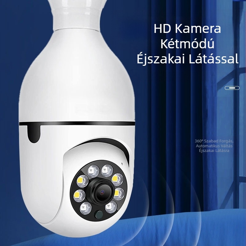 V380 távfelügyeleti kamera 2 millió Tuya panoráma intelligens HD izzó típusú Okam megfigyelőkamera