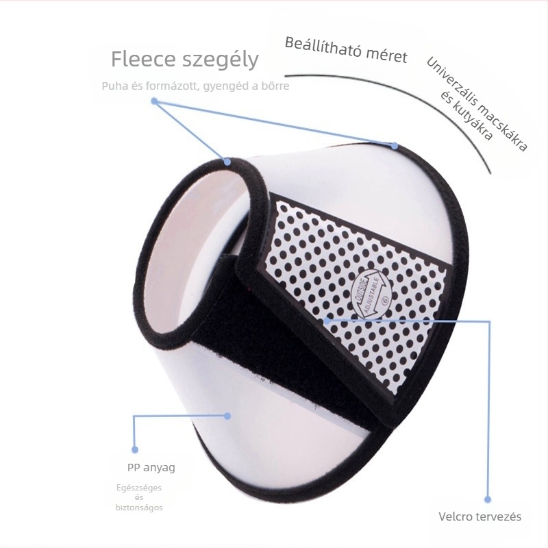 Amazon Pet Elizabeth Ring Bite Ring védőhuzat szépség fejfedő macska kutya nyakörv kisállat nyakörv gyártók