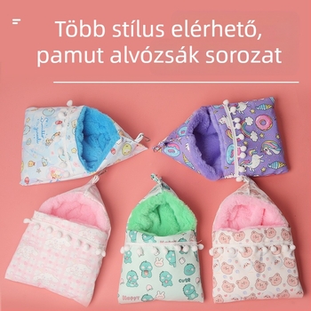 Mézzsák köpeny hálózsák műnyúl szőrme vastagított alvófészek Arany Medve mókus alvófészek tél meleg téli kellékek