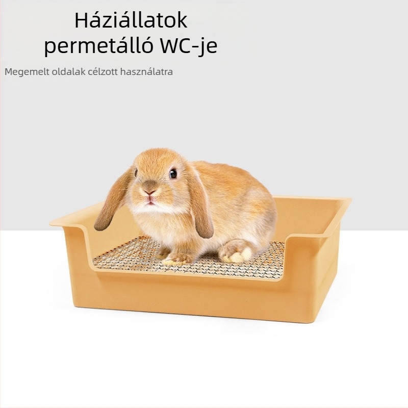 Gyári nagykereskedelmi nyúl WC Totoro holland sertés tengerimalac piszoár bili ketrec rögzített nyúltisztító kellékek