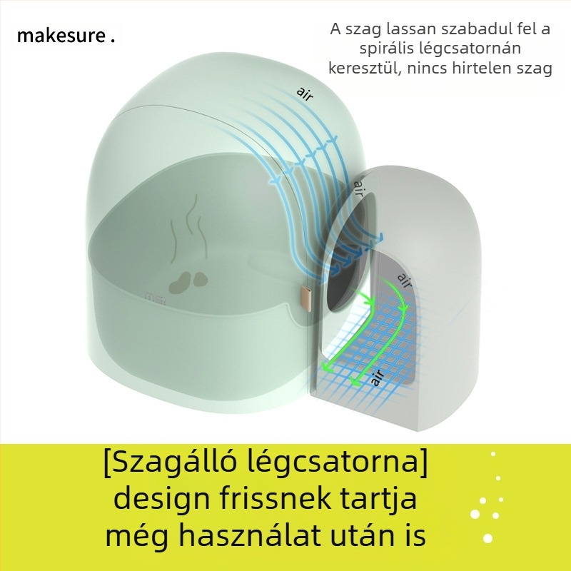 Mashu macskaalom doboz teljesen zárt, túlméretezett macskaalom doboz kicsi, nagy macska WC folyosó típusú dezodor fröccsenésgátlóval