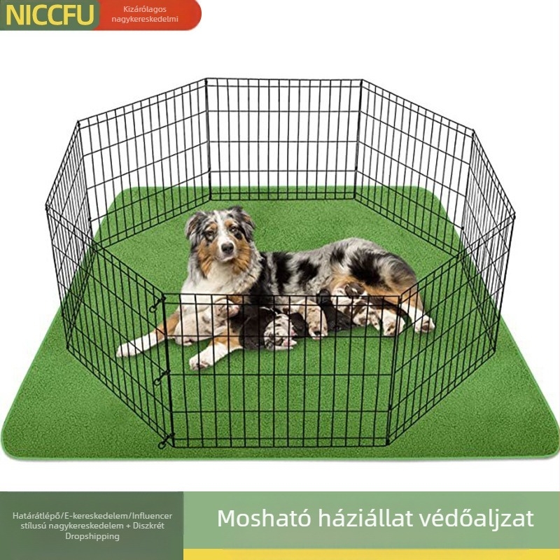 Mosható, többrétegű, nedvszívó, csúszásgátló, hűsítő vizeletpárna kutyáknak, macskapárna kutyaszőnyeg alváshoz