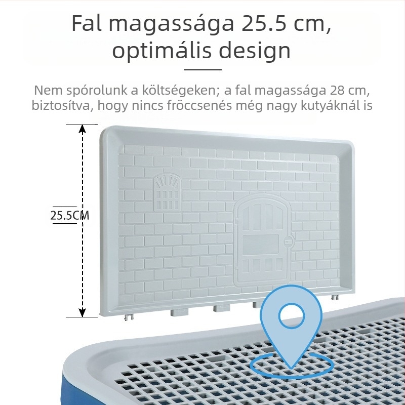 Határokon átnyúló robbanások kutyavécé nagy, kis és közepes méretű kutyáknak, lapos falú, teddy rácsos kutyavécé gyári közvetlen szállítással