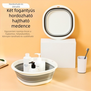 Kisállat fürdőkád kölyökkutyáknak kutyáknak fürdető lefolyó összecsukható kád fürdő piszkos ruhák tároló kosár macska univerzális kád