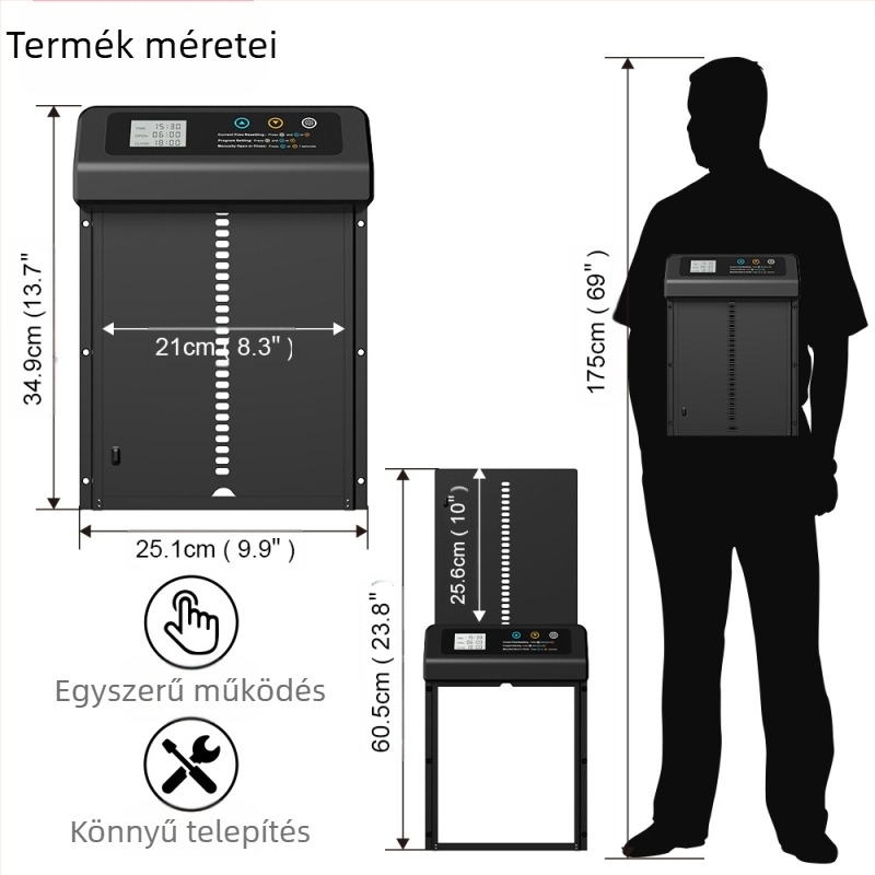 Határokon átnyúló, forró eladású elektromos csirkeházajtó háztartási alumíniumötvözetből készült csirkeházajtó intelligens, automatikus időzítésű, emelő csirkeajtó