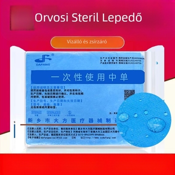 Eldobható lepedőalátét, egyetlen steril orvosi, vízálló ápolószőnyeg, masszázssebészeti, egyetlen szőnyeg, kozmetikai sterilizáló szalag