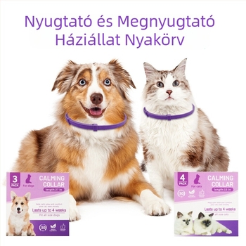Kisállat nyugtató nyakörv macska- és kutyalánc szilikon nyakörv tenyérnyakörv határokon átnyúló legkelendőbb forrás gyártó