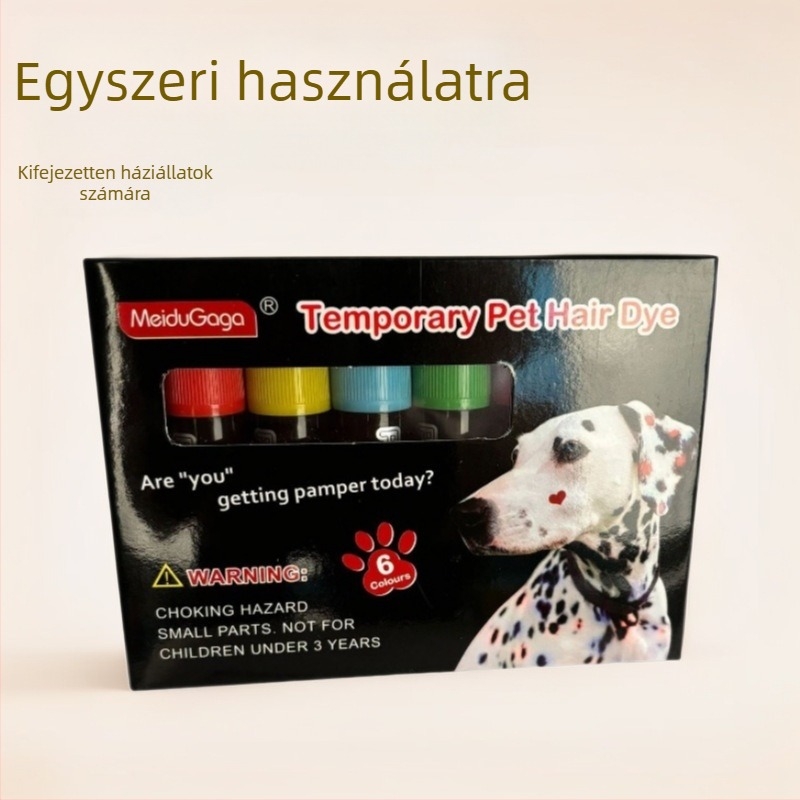Kisállat hajfesték stift speciális zsírkréta nem károsítja a hajat színes hajfesték krém kutya hajfesték marker hajfesték varázslatos eszköz határokon átnyúló