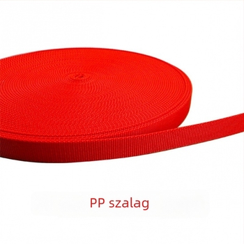 25 mm széles, vastagított PP heveder, ló alakú, lámpásfejes, ezüst övcsat, fém szemes csat, Lt2001