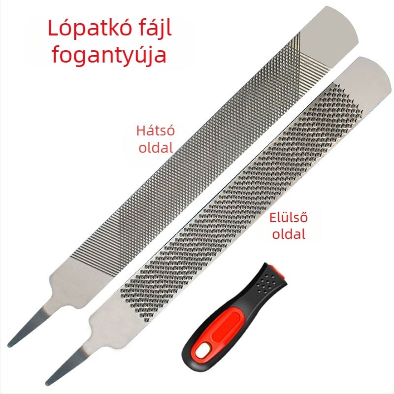 Gyárilag beszerzett patkóreszelő patajavító szerszám reszelő lovas kellékek szarvcsiszoló szerszám