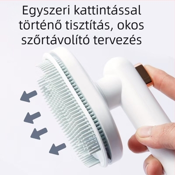 Kisállat forgó fésű intelligens permetező kefe tisztító szőrtelenítő fésű macska és kutya gőzölős légygátló szőr töltés automatikus kisállat kellékek