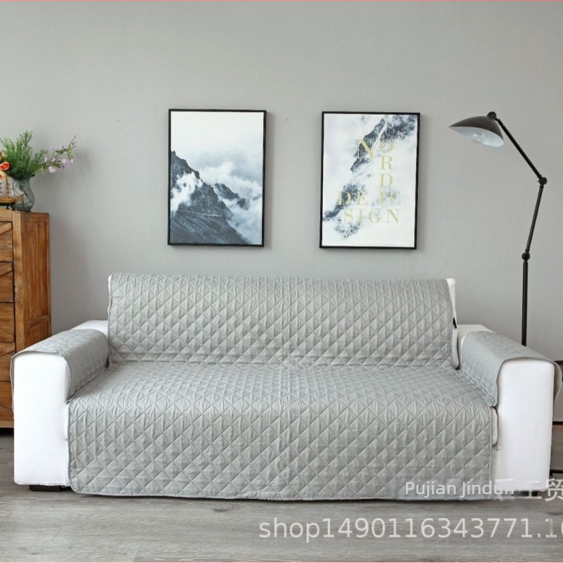 Külkereskedelmi, határokon átnyúló integrált kisállat kanapépárna szövet kanapépárna négy évszakos univerzális steppelt kanapépárna egyrészes kanapéhuzat