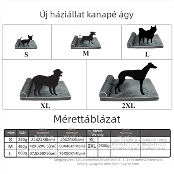 Az Amazon új szivacsos macskaszőnyege, kutyaszőnyege, macskaháza, kutyaháza, nagy, közepes és kis kutyáknak, egyoldalas karfás kisállat kanapéfészek