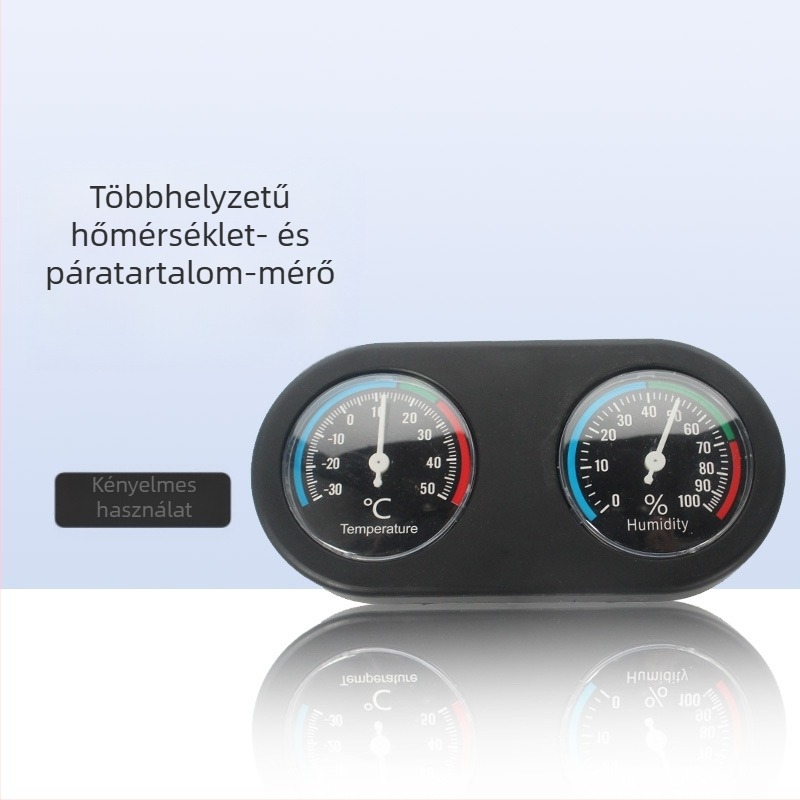 Nuomo dupla lemezes hőmérséklet- és páratartalom-mérő, teknősbéka-doboz, fekete gyík etetődoboz, kisállat-mászódoboz, kúszópók-hőmérő, kiegészítők