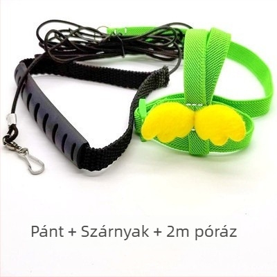 Papagáj repülő kötél szíj madár séta kötél tigrisbőr Xuanfeng kis nap láb nélküli ultra könnyű vonókötél