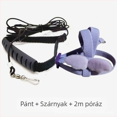 Papagáj repülő kötél szíj madár séta kötél tigrisbőr Xuanfeng kis nap láb nélküli ultra könnyű vonókötél