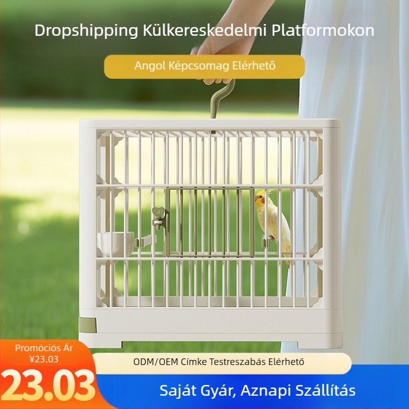 Papagáj madárkalitka, madárvilla, etető- és itatókalitka, szuper nagy méretű papagájkalitka, galambkalitka, kisállat-kellékek