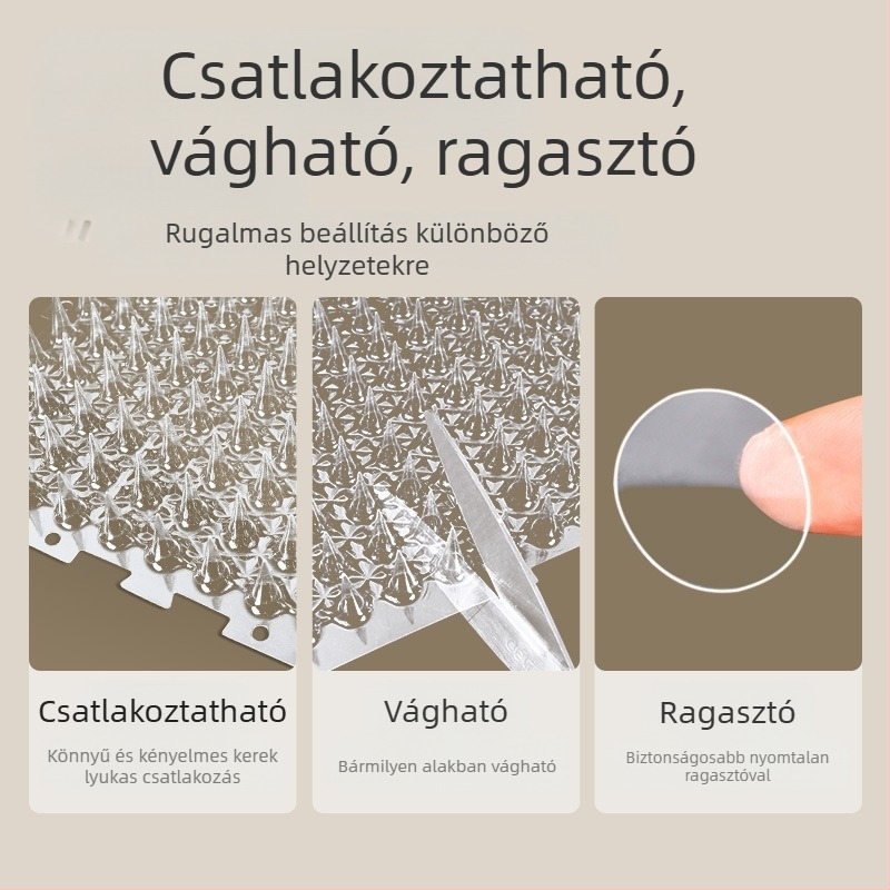 Macska elleni tüske riasztó macskatüskés szőnyeg felső ágy vizelet mászó tövispárna kaparó kanapé védelem macska elkülönítés korlátozott terület tövisháló fa