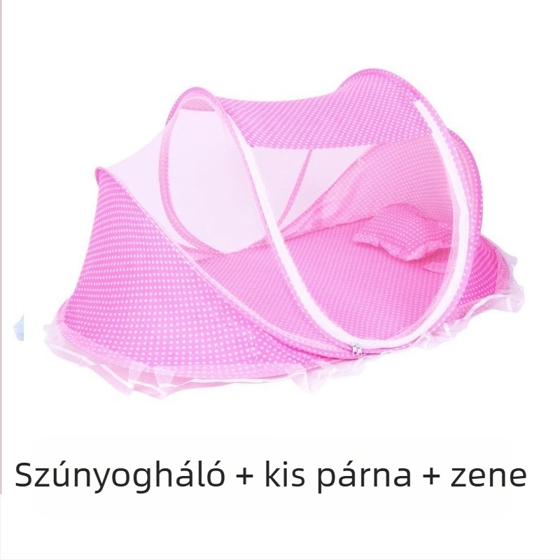 K gyermek baba összecsukható szúnyogháló alvópárnával párna szúnyogháló ágy háromrészes zenekészlet 0-3 éves gyermek szúnyogháló gyártók