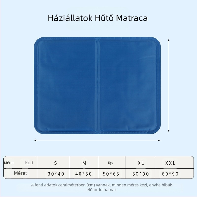 Királykék kisállat hűtő jégszőnyeg határokon átnyúló kisállat jégszőnyeg nyári kisállat gél szivacs jégszőnyeg