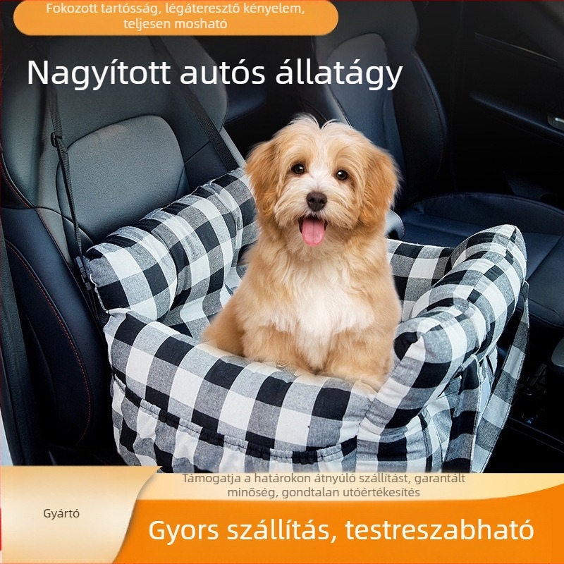 Határokon átnyúló autós macskakennel hordozható új kültéri kisállatszőnyeg kis kutyáknak minden évszakban