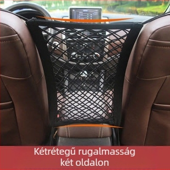 Hálózseb az autósülések között Háromrétegű tároló Hálózseb az ülések között Autós tárolóháló Zseb az autós tárolóháló Zseb