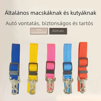 Kisállat autóba visszahúzható biztonsági öv kutya és macska autóba biztonsági nejlon póráz autóba speciális