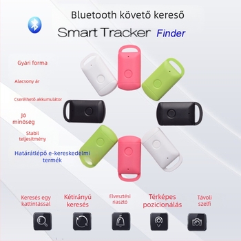 Határokon átnyúló e-kereskedelemmel ellátott, forró zár alakú Bluetooth-os veszteséggátló eszköz mobiltelefonhoz, Bluetooth-os intelligens nyomkövető, alacsony energiafogyasztású gyártók szállítják
