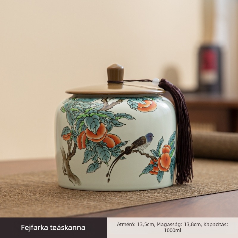 Kerámia teásdobozok, Thousand Miles Mountain tea ajándékdobozok, Kerámia dobozok, Üres ajándékdobozok, Wuyi szikla tea, Oolong tea ajándékok