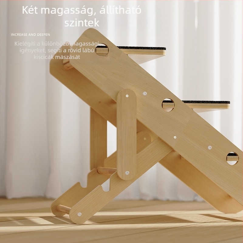 Macskamászó állvány Kisállat lépcsők Macskák és kutyák ágylépcsők Csúszásmentes mászólétra Lejtős kis öreg kutyalétra Külkereskedelem Határokon átnyúló