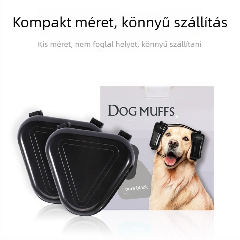 Zajcsökkentő fülvédő kisállat kutyáknak közepes méretű vadászathoz és lövészethez, kényelmes ajakvédő, zajcsökkentő fülvédő kutyáknak, raktáron, nagykereskedelemben