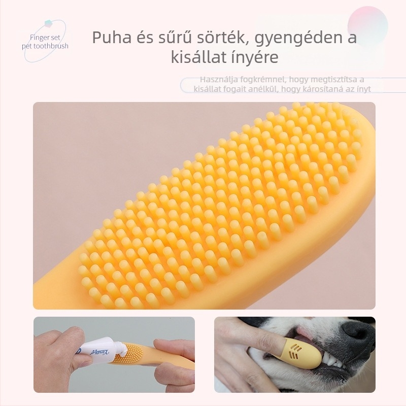 Kisállat fogkefe, Kutya ujjvédő, Kölyökkutya fogkefe, Macska fogkefe, Kutya- és macskakellékek, Antibakteriális