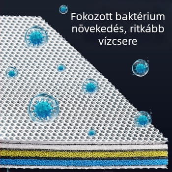 15D akvárium szűrő pamut nagy sűrűségű, vastagított szűrő pamut ragasztó nélkül mosható, nem rothadt vízminőségű kémiai pamut akvárium szűrő