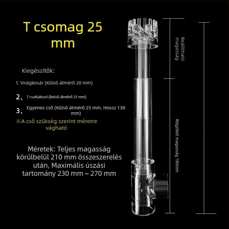 Akvárium olajfilm eltávolító virágkosár úszó akvárium olajfilm eltávolító füves akvárium kis vízfelszín olajfilm forgószél virágkosár