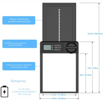 Csirkeházajtó Elektromos időzítő Kisállatajtó Okos csirkeajtó Csípődésgátló Amazon Határokon átnyúló, népszerű, kreatív kisállat-kellékek