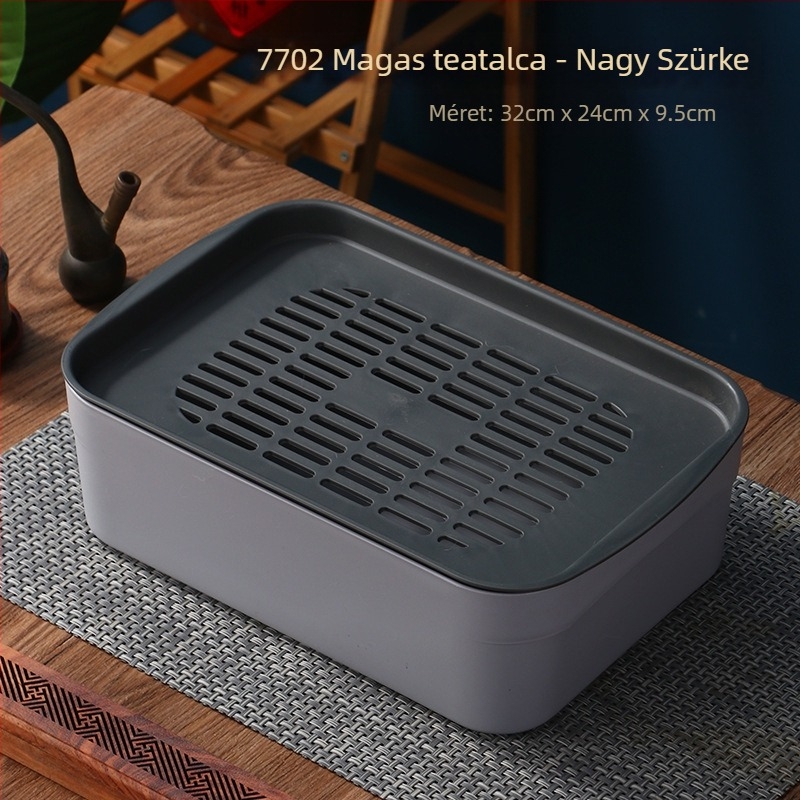 Utazó teatálca autós teatálca tárolódoboz kis méretű teatálca műanyag teatálca hordozható teatálca kis teatálca egy személyre