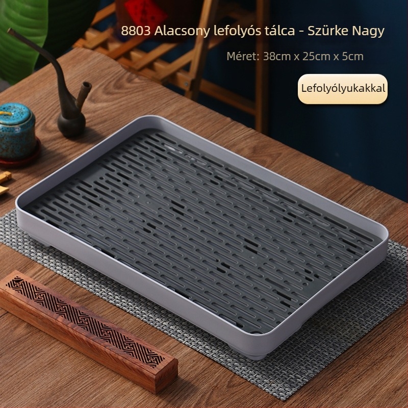 Utazó teatálca autós teatálca tárolódoboz kis méretű teatálca műanyag teatálca hordozható teatálca kis teatálca egy személyre