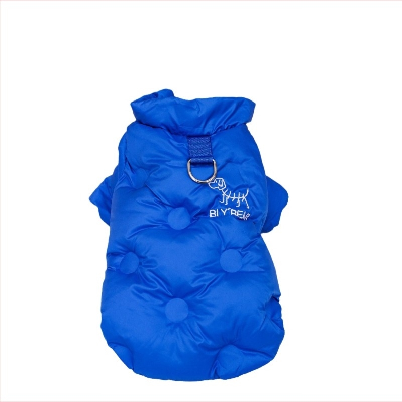 Őszi és téli kisállatruházat kölyökkutya ruha hullámos, pontokkal töltött bársony lábakon pamuttal bélelt kabát, mint a mackós plüss kiskutya nagykereskedelem