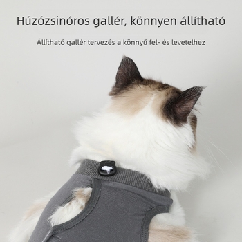 Határokon átnyúló modális, nagy rugalmasságú sterilizáló ruházat kisállatoknak, speciális ruházat az orvosi ellátás utáni felépüléshez, macska- és kutyaruházat, kisállat-kellékek