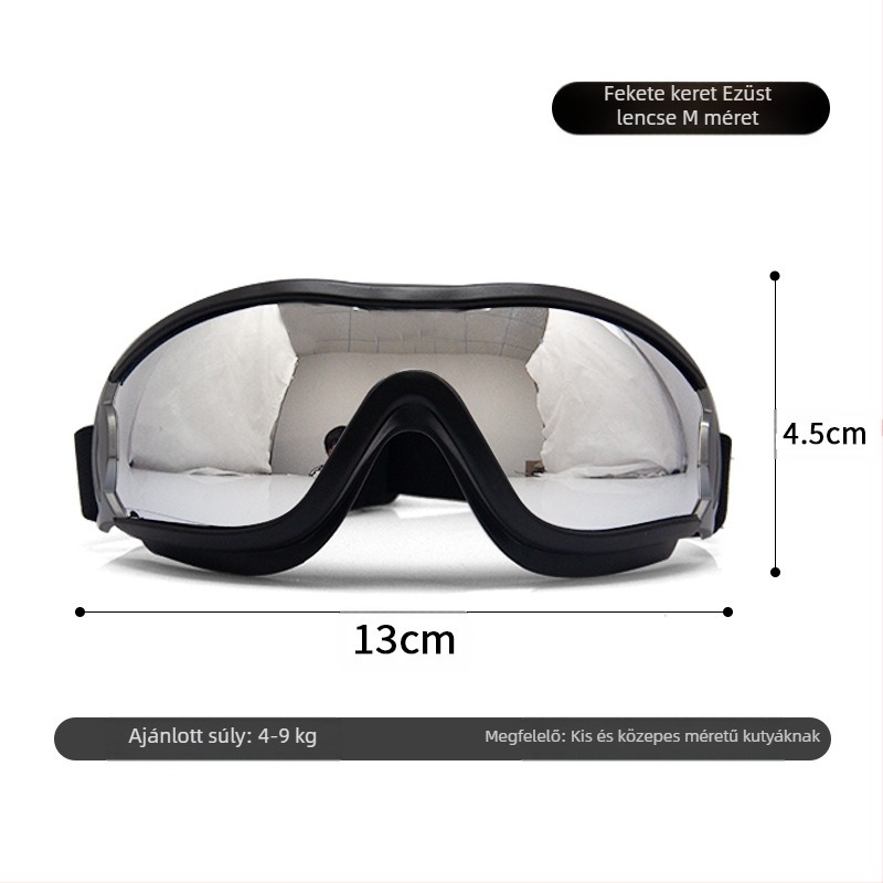 Kisállat szemüveg kutya szélálló napszemüveg kutya védőszemüveg teddy fadou corgi fotó aranyos kutya napszemüveg