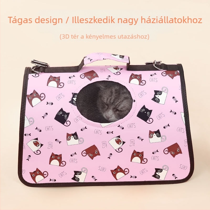 Kisállat táska macska hátizsák teddy out macskaketrec kutyatáska macskatáska macskatáska hordozható ketrec kellékek